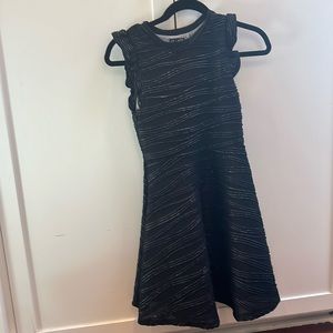 Black sparkly dress. size kids 14.